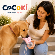 COCOKI Go™: Borraccia Portatile per Cani con Acqua Fresca