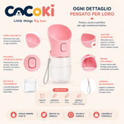 COCOKI Go™: Borraccia Portatile per Cani con Acqua Fresca