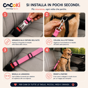 COCOKI BELT™: Cintura di Sicurezza Regolabile per Cani in Auto